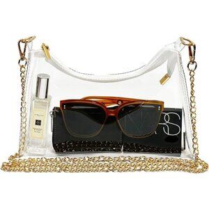 Clear Bag for Stadium Events Women's Purse Handbags Small Purse shoulder bag